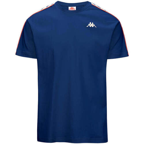 Vêtements Homme T-shirts manches courtes Kappa T-shirt 222 Banda Coen Slim Bleu