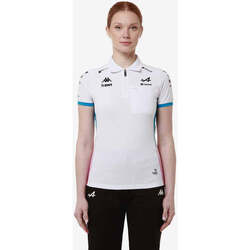 Vêtements Femme T-shirts & Polos Kappa Polo Adraw BWT Alpine F1 Team 2024 Blanc