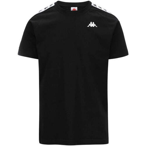Vêtements Homme Le Temps des Cerises Kappa T-shirt 222 Banda Coen Slim Noir