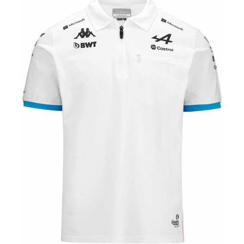 Vêtements Homme T-shirts & Polos Kappa Polo Adram BWT Alpine F1 Team 2024 Blanc