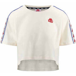 Vêtements Femme T-shirts manches courtes Kappa T-shirt 222 Banda Apua Blanc