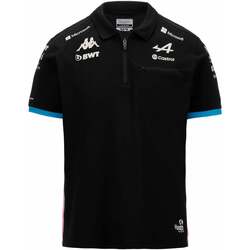 Vêtements Homme T-shirts & Polos Kappa Polo Adram BWT Alpine F1 Team 2024 Noir