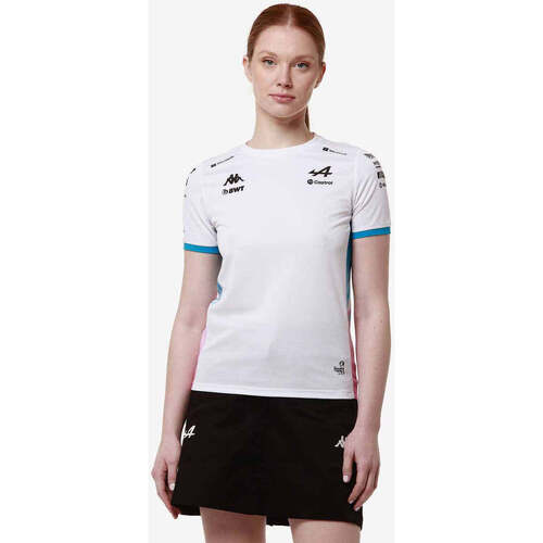 Vêtements Femme Legging Ebonnie Sportswear Kappa Maillot Adoliw BWT Alpine F1 Team 2024 Blanc