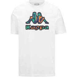 Vêtements Homme T-shirts manches courtes Kappa T-shirt Logo Fioro Blanc