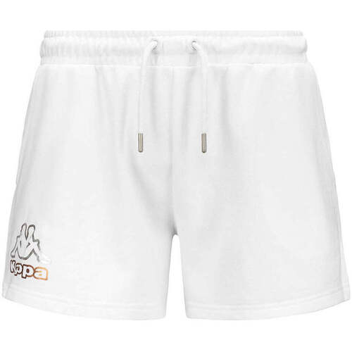 Vêtements Femme Shorts / Bermudas Kappa Pantalon 6cento 665pg Blanc