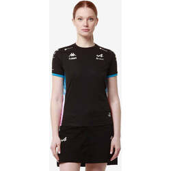 Vêtements Femme T-shirts manches courtes Kappa Maillot Adoliw BWT Alpine F1 Team 2024 Noir