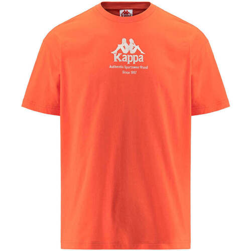 Vêtements Homme Bottines / Boots Kappa T-shirt Authentic Gastor Orange