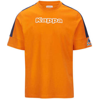 Vêtements Homme T-shirts manches courtes Kappa trimmed work jacket Orange