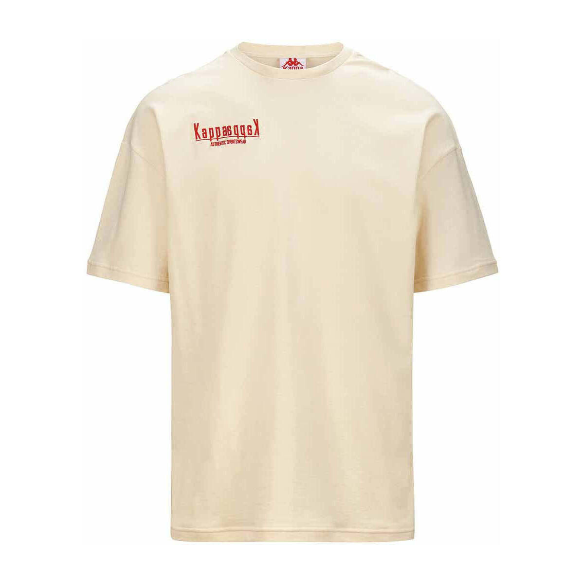 Vêtements Homme T-shirts manches courtes Kappa T-shirt Authentic Heritage Lerice Blanc