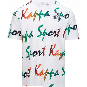 Vêtements Homme Le Temps des Cerises Kappa T-shirt Logo Fogro Blanc