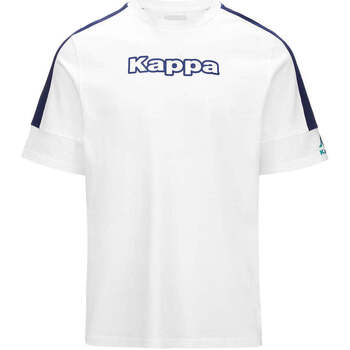 Vêtements Homme T-shirts manches courtes Kappa trimmed work jacket Blanc