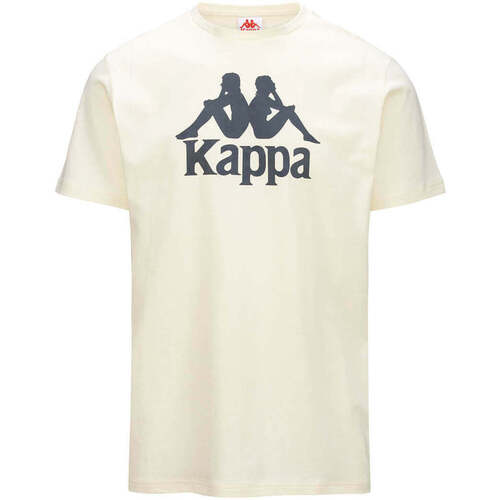 Vêtements Homme T-shirts manches courtes Kappa T-shirt Authentic Estessi Blanc