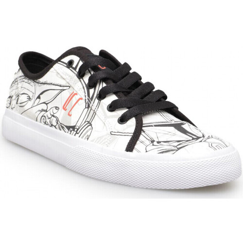 Chaussures Chaussures de Skate DC Shoes SW MANUAL white black Blanc