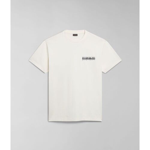 Vêtements Homme T-shirts & Polos Napapijri S-KOTCHO NP0A4HTV-N1A WHITE WHISPER Blanc