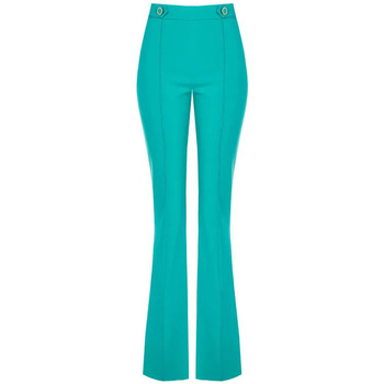 Vêtements Femme Pantalons Rinascimento CFC0117930003 Vert paon