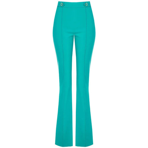 Vêtements Femme Pantalons Rinascimento CFC0117930003 Vert paon