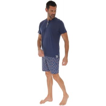 Vêtements Homme Pyjamas / Chemises de nuit Pilus FLORAN Bleu