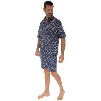 Vêtements Homme Pyjamas / Chemises de nuit Pilus FLORAN Bleu