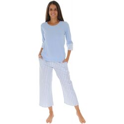 Vêtements Femme Pyjamas / Chemises de nuit Pilus ELISA Bleu