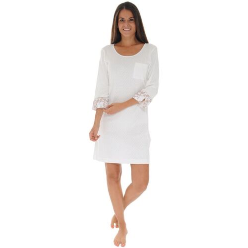 Vêtements Femme Pyjamas / Chemises de nuit Pilus ELLORIE Blanc