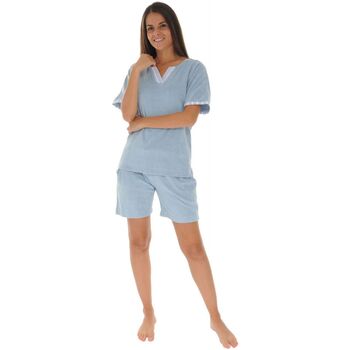 Vêtements Femme Pyjamas / Chemises de nuit Pilus DETENTE   ELINE Bleu