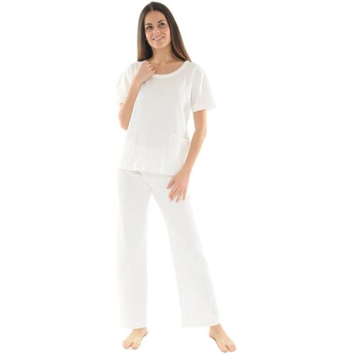 Vêtements Femme Pyjamas / Chemises de nuit Pilus ERIKA Blanc