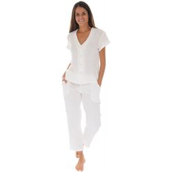 Vêtements Femme Pyjamas / Chemises de nuit Pilus EMY Blanc