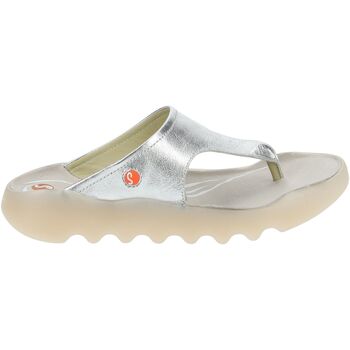 Chaussures Femme Tongs Softinos Sandales Argenté