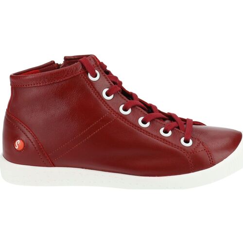 Chaussures Femme Baskets montantes Softinos Run Sneaker Rouge
