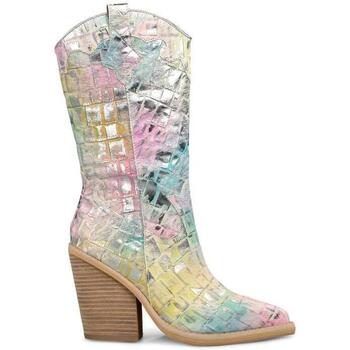 Chaussures Femme Bottines Haut : 6 à 8cm V240102 Multicolore