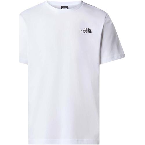 Vêtements Homme T-shirts manches courtes The North Face M s/s redbox tee Blanc