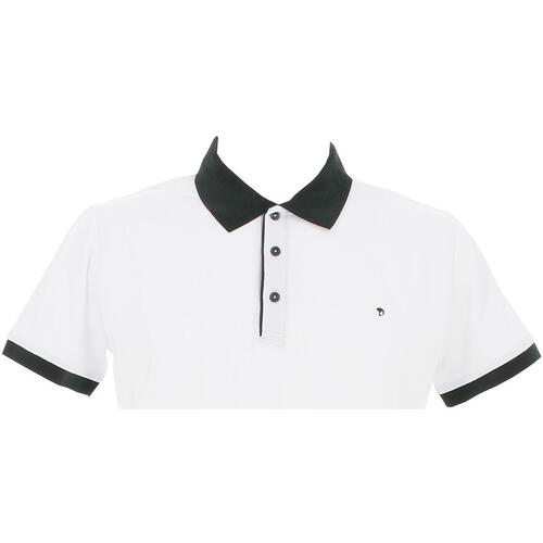 Vêtements Homme Meri open-knit 20h polo top Benson&cherry Classic 20h polo mc Blanc