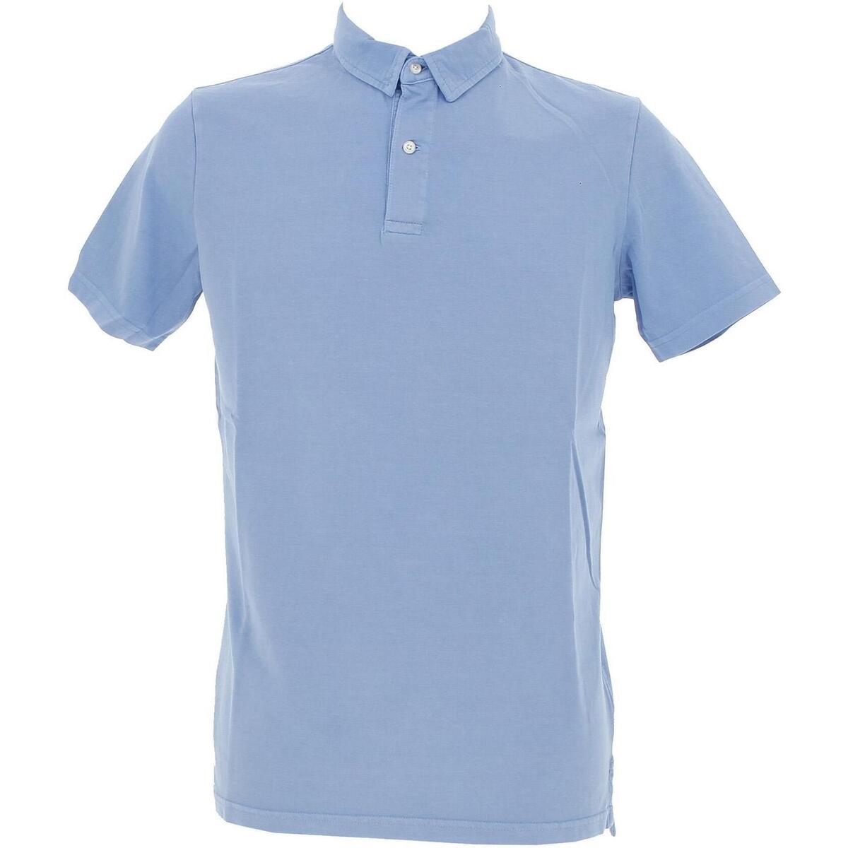 Vêtements Homme Polos manches courtes Superdry Polo jersey mc bleu jacinthe Bleu