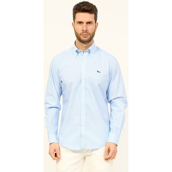 Vêtements Homme Chemises manches longues men footwear polo-shirts Tracksuit CRL026012836B Bleu