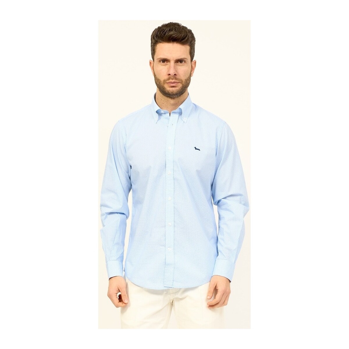Vêtements Homme Chemises manches longues Harmont & Blaine CRL026012836B Bleu