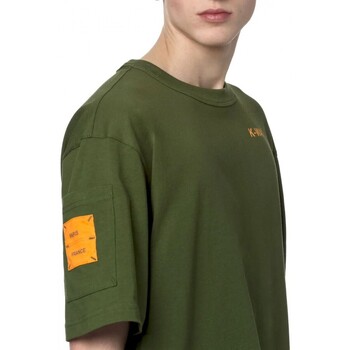 K-Way T-shirt vert avec poche et manches Fantome Vert