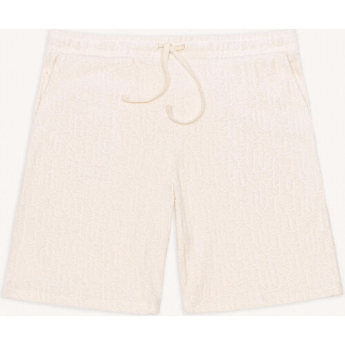 Vêtements Homme Shorts / Bermudas Les Garcons Faciles Short coton éponge beige-047487 Beige