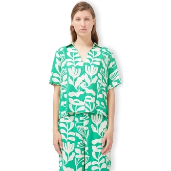 Vêtements Femme ganni floral print shirt dress item Compania Fantastica COMPAÑIA FANTÁSTICA Shirt 43008 - Flowers Vert