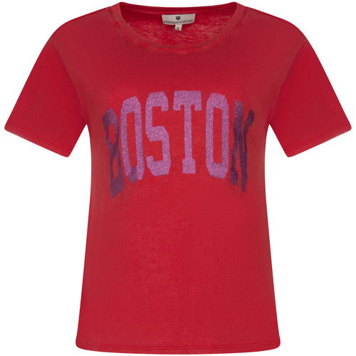 Vêtements Homme T-shirts manches courtes Freeman T.Porter Tee-shirt col rond Rouge
