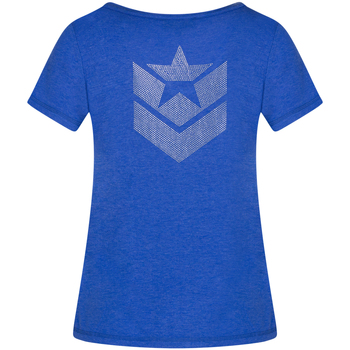 Freeman T.Porter T-shirt col v Bleu
