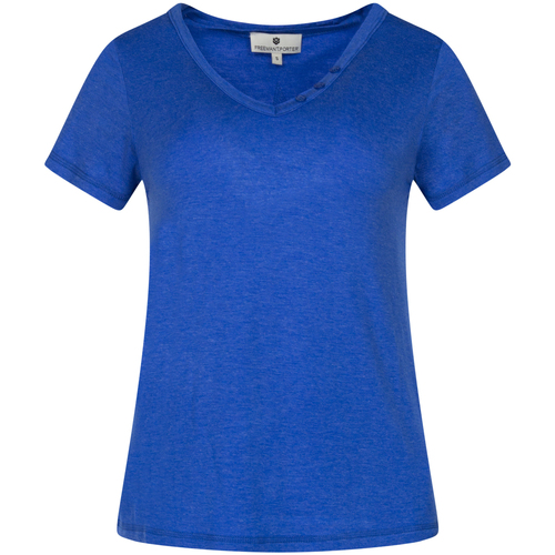 Vêtements Homme Gilets / Cardigans Freeman T.Porter T-shirt col v Bleu