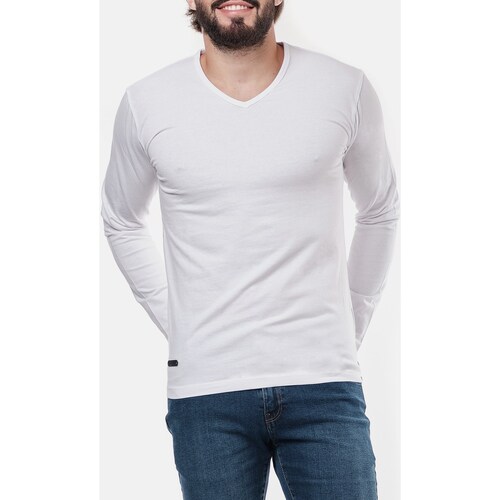 Vêtements Homme T-shirts manches longues Hopenlife  blanc