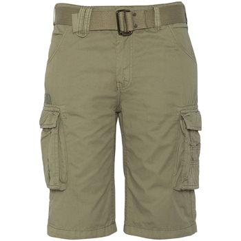 Vêtements Homme Shorts Soul / Bermudas Schott Short cargo  Ranger Ref 52975 Kaki Clair Vert