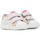 Chaussures Fille Baskets montantes Falcotto Baskets en cuir avec motif floral KINER LOW VL Blanc
