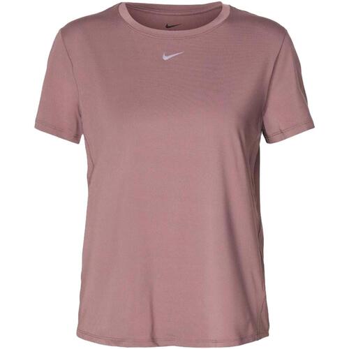 Vêtements Femme Polos manches courtes Nike boots W nk one classic df ss top Violet