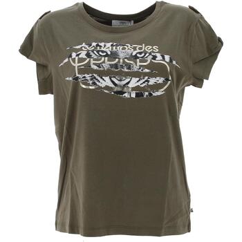 Vêtements Femme T-shirts manches courtes Le Temps des Cerises Albie lizard tsh l Kaki
