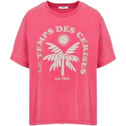 Vêtements Femme T-shirts manches courtes Le Temps des Cerises Cassio fushia tsh l Rose