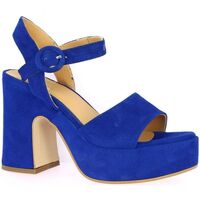 Chaussures Femme Sandales et Nu-pieds Pao Nu pieds cuir velours Bleu