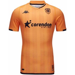 Vêtements 3Stripes T-shirts manches courtes Kappa Maillot Kombat Pro Away Hull City 23/24 Orange