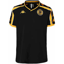 Vêtements 3Stripes T-shirts manches courtes Kappa T-shirt Aniet Retro Kaizer Chiefs 23/24 Noir